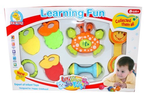 LEARNING FUN RATTLE MEDIUM  SET 7