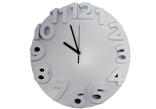 PLASTIC WALL CLOCK ONE COLOR