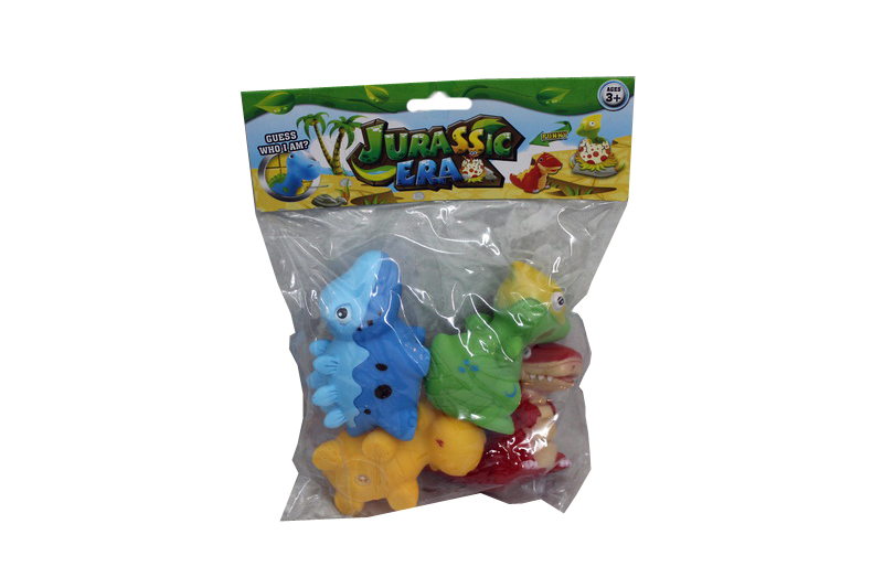 Set 4 Dinosaurios Vinil