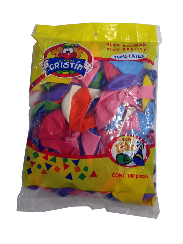 Globo Cristin Colores Surtidos No. 12